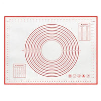 Large Silicone Kneading Pad Non-Stick Surface Rolling Dough Mat with Scale Kitchen Cooking Pastry Sheet Bakeware Baking Tools - east2cart.uk