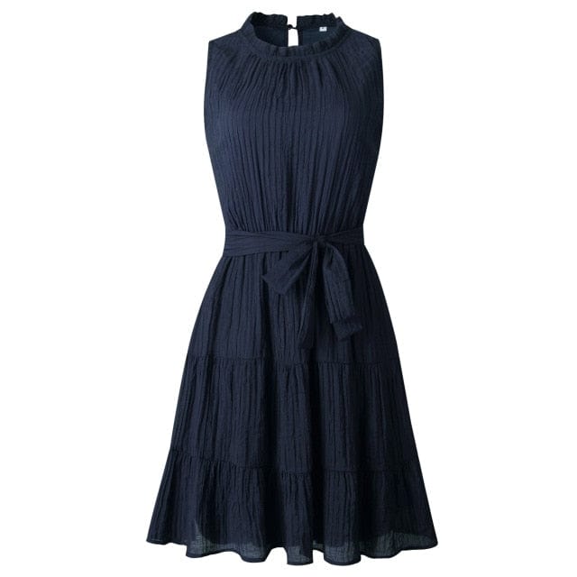 Summer Sweet Pleated Beach Dress - east2cart.uk