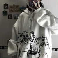 Gothic Oversize Winter Hoodie