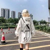 Gothic Oversize Winter Hoodie