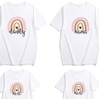 Rainbow Print Family Matching Outfits