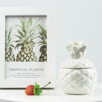 Ceramic Pineapple Container - east2cart.uk