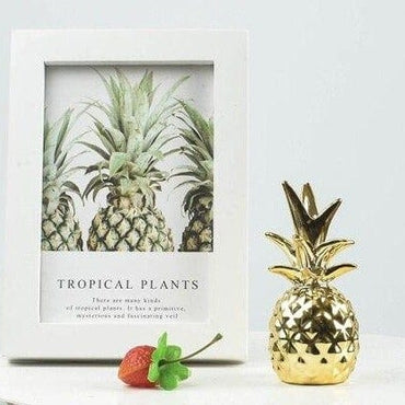 Ceramic Pineapple Container - east2cart.uk