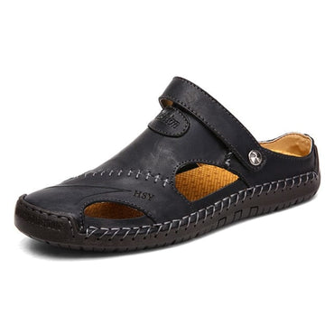 Classic Men's Genuine Leather Soft Sandals - east2cart.uk