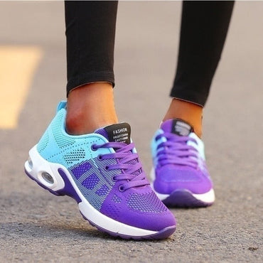 Running Shoes Women Breathable Casual Shoes Outdoor Light Weight Sports Shoes Casual Walking Platform Ladies Sneakers Black - east2cart.uk