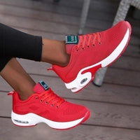Running Shoes Women Breathable Casual Shoes Outdoor Light Weight Sports Shoes Casual Walking Platform Ladies Sneakers Black - east2cart.uk