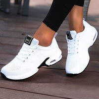 Running Shoes Women Breathable Casual Shoes Outdoor Light Weight Sports Shoes Casual Walking Platform Ladies Sneakers Black - east2cart.uk