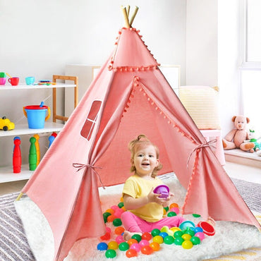 1.3/1.6m Portable Children's Teepee Playpen - east2cart.uk