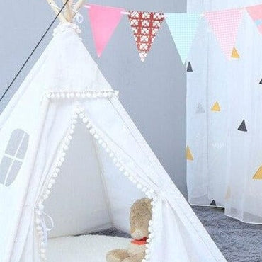 1.3/1.6m Portable Children's Teepee Playpen - east2cart.uk