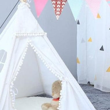 1.3/1.6m Portable Children's Teepee Playpen - east2cart.uk