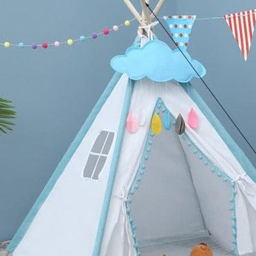 1.3/1.6m Portable Children's Teepee Playpen - east2cart.uk