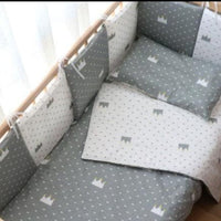 Nordic Striped Star Crib Bedding Set For Newborn - east2cart.uk