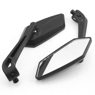 Motorcycle Black ABS Rear View Mirrors
