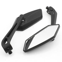 Motorcycle Black ABS Rear View Mirrors