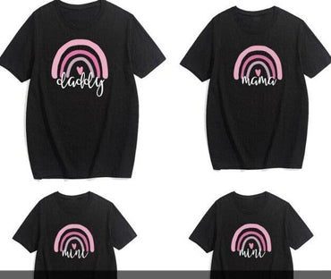 Rainbow Print Family Matching Outfit