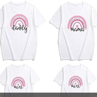 Rainbow Print Family Matching Outfit
