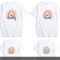 Rainbow Print Family Matching Outfit