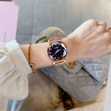 Rose Gold Mesh Luxury Women Watches - east2cart.uk