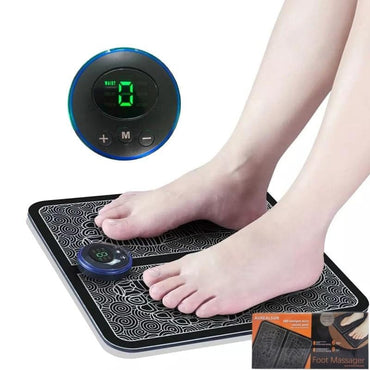 tens fisioterapia foot massager mat massageador pes muscular Electric EMS Health Care relaxation terapia fisica massage salud - east2cart.uk