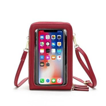 Ladies PU Multi-function Mobile Phone Bag