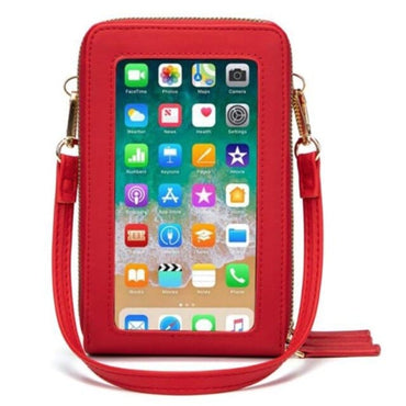 Ladies PU Multi-function Mobile Phone Bag