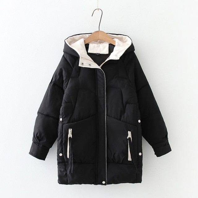 Winter Thick Hooded Down Jacket