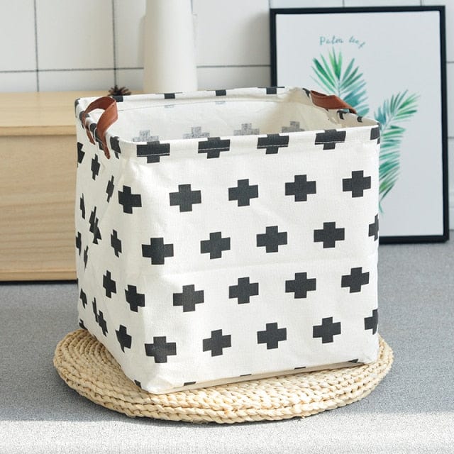 Cube Folding Storage Basket For Kids Toys