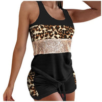 Women Print Pajama Set Sleeveless Pyjamas Sleep Shorts Set Pijama Suit Sleepwear Women Nighties Casual Homewear пижама женская - east2cart.uk