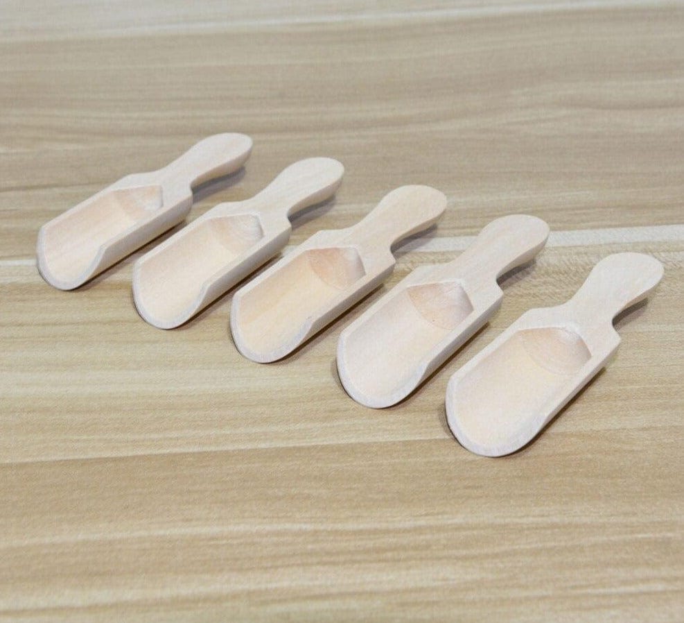 Mini Wooden Kitchen Shovel Spoons