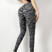 Zebra Pattern Sports Leggings