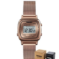 SKMEI Fashion Sport Watch Women Top brands Luxury 3Bar Waterproof Ladies Watches Small Dial Digital Watch Relogio Feminino 1252 - east2cart.uk