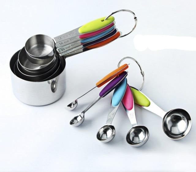 5PCS/10 Pieces Stainless Steel Measuring Spoon Set