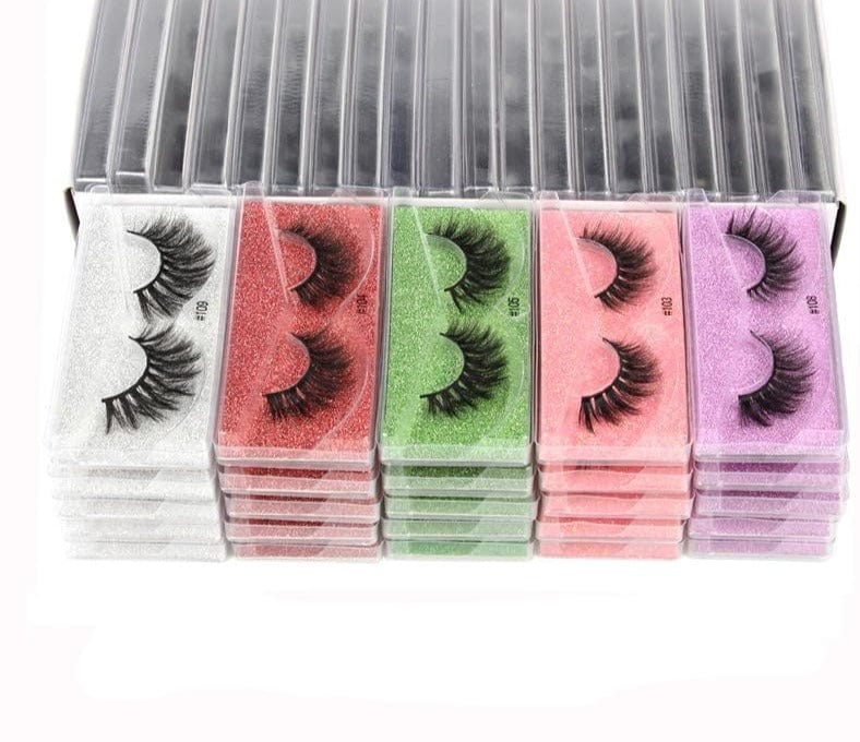 Wholesale Mink Eyelashes 10/30/50/100pcs 3d Mink Lashes Natural false Eyelashes messy fake Eyelashes Makeup False Lashes In Bulk - east2cart.uk