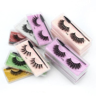 YSDO Eyelash Wholesale 5/10/20/50/100 Pairs 3D Mink Lashes Natural False Eye Lashes Wholesale Mink Eyelashes Makeup Fake Lashes - east2cart.uk