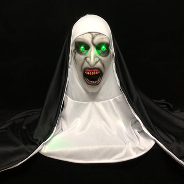 Horror Nun LED Halloween Party Costume
