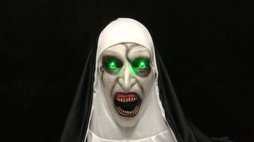 Horror Nun LED Halloween Party Costume