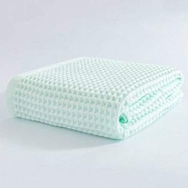 100% Cotton Waffle Bath Towel Set