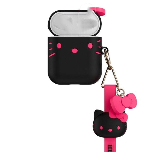 Hello Kitty Case for Airpods with Anti-Lost Rope