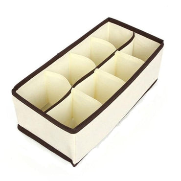 4pcs Beige Underwear Storage Box - east2cart.uk