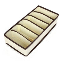 4pcs Beige Underwear Storage Box - east2cart.uk