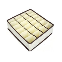 4pcs Beige Underwear Storage Box - east2cart.uk