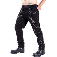 Men's Punk Rock Bondage Trouser - east2cart.uk