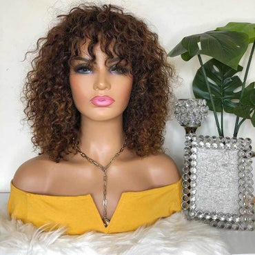 Deep Wave Glueless Human Hair Wig - east2cart.uk