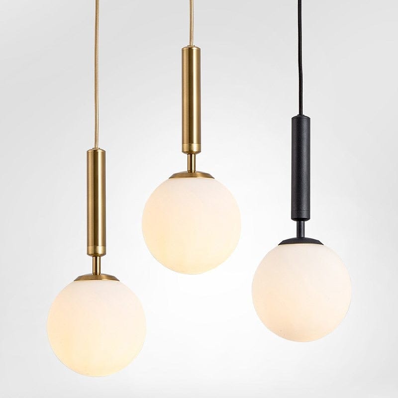 Modern Glass Ball Led Pendant Hanging Lamp