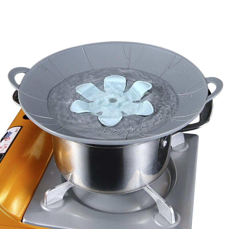 Multifunctional Silicone Lid Spill Stopper Anti Overflow Pot Cover Kitchen Gadgers Cooking Pot Lids Utensil - east2cart.uk