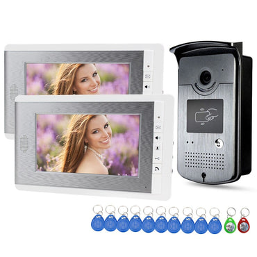 7'' TFT Color RFID Video Intercom - east2cart.uk