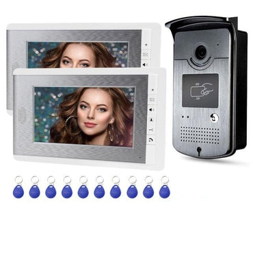 7'' TFT Color RFID Video Intercom - east2cart.uk