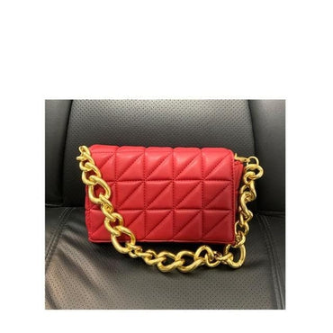 Thick Chain Quilted Shoulder Bag - east2cart.uk