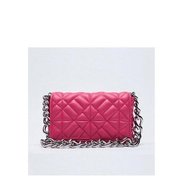 Thick Chain Quilted Shoulder Bag - east2cart.uk