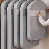 Non Woven Clothing Dust Covers Suit Bag Garment Dress Suit Coat Protector Dust Cover For Clothes Organizer Wardrobe Storage Bags - east2cart.uk